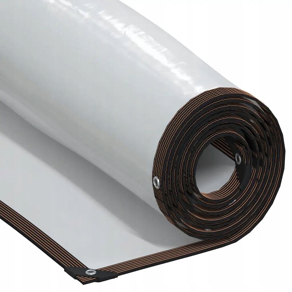Praktická priehľadná plachta s očkami 5x10 m z polyetylén